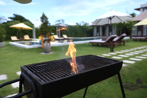 BBQ by the pool